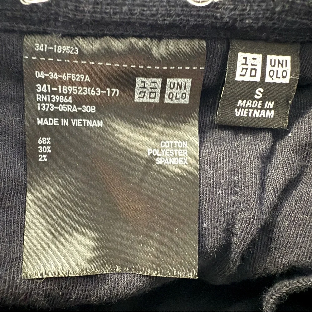 Uniqlo | Men's Navy Milano Knit Jogger Pants S